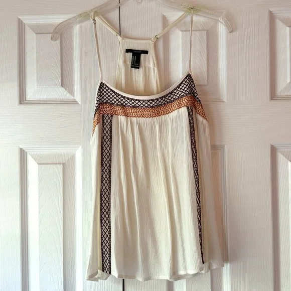 Embroidered Tank Top - Picture 1 of 6